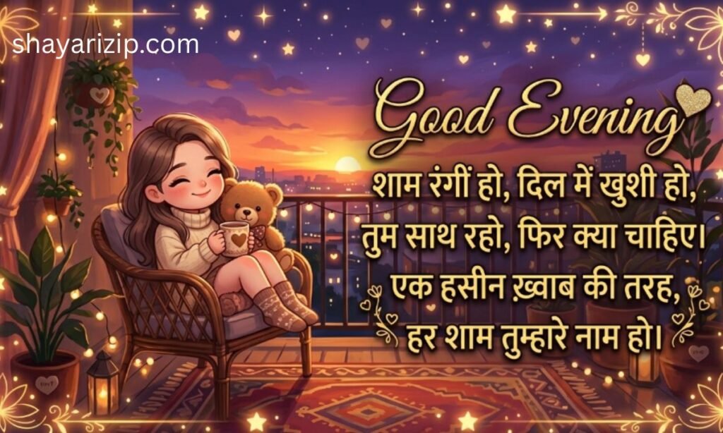 Good Evening Shayari┬а