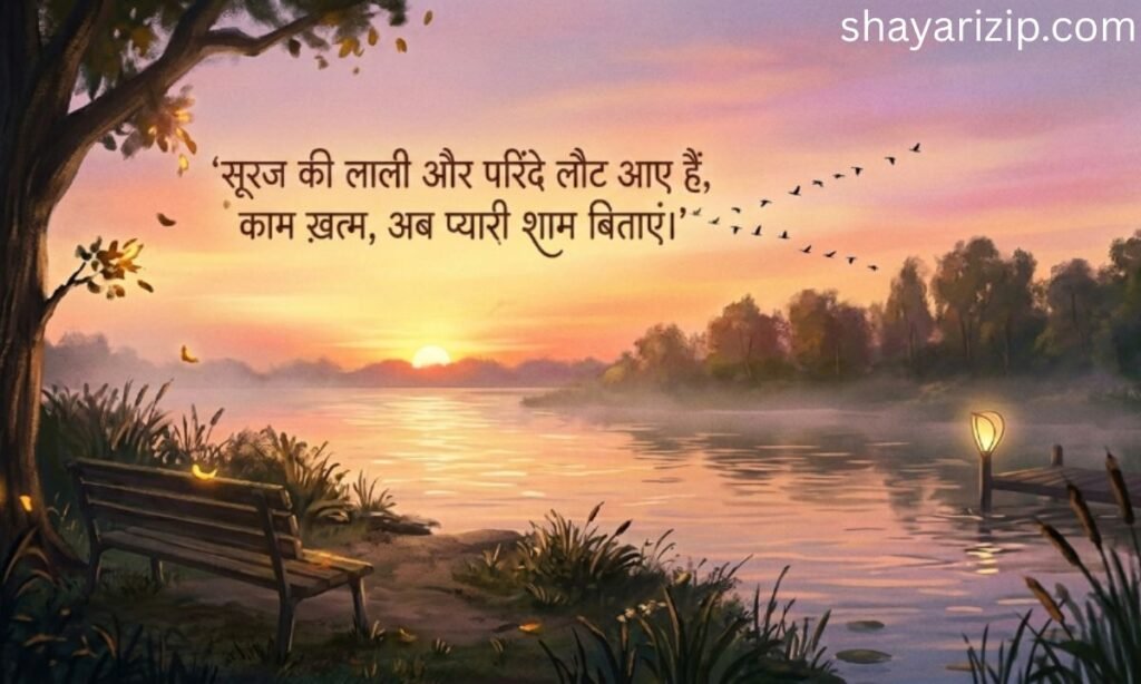 Good Evening Shayari in Hindi┬а