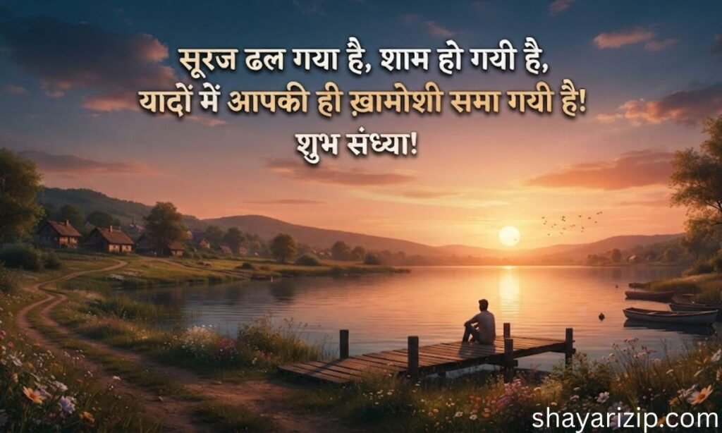 Good Evening Shayari in Hindi Text┬а