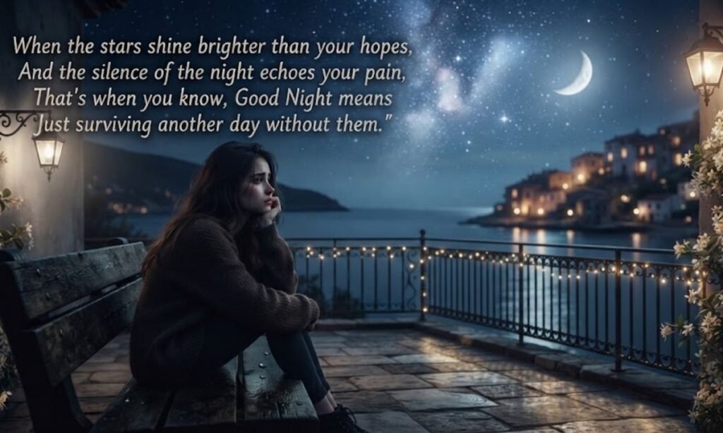 Good Night sad Shayari in English