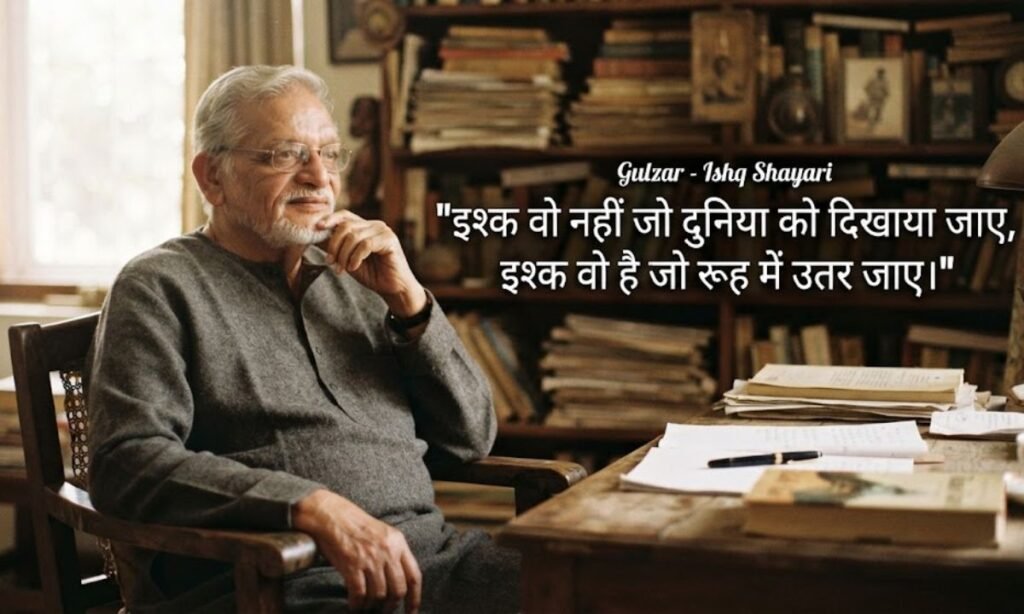 Gulzar Ishq Shayari in Hindi