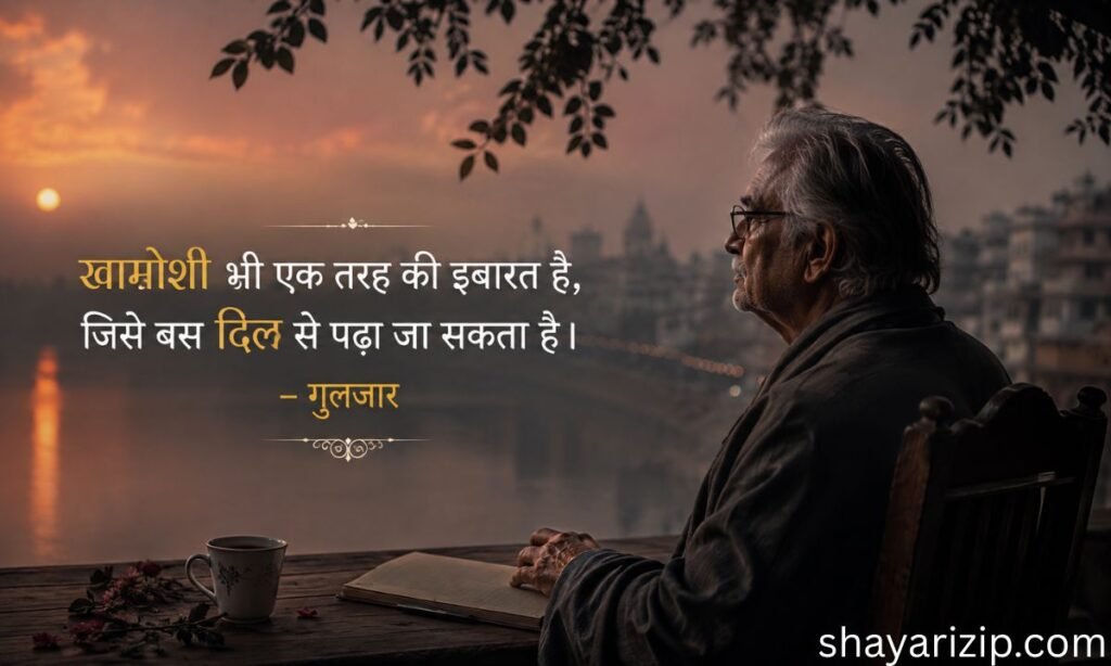 Gulzar Quotes Heart Touching Khamoshi Shayari