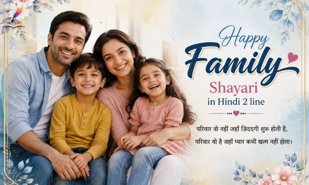 Happy Family Shayari in Hindi 2 line