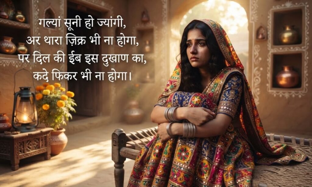 Haryanvi Sad Shayari for Girls