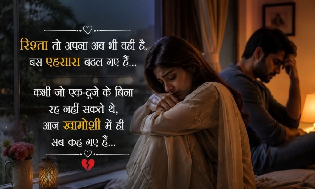 Husband and Wife Sad Shayari