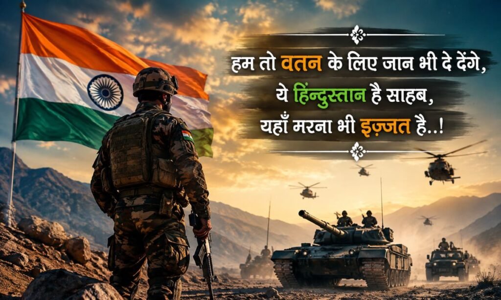Indian Army Attitude Shayari