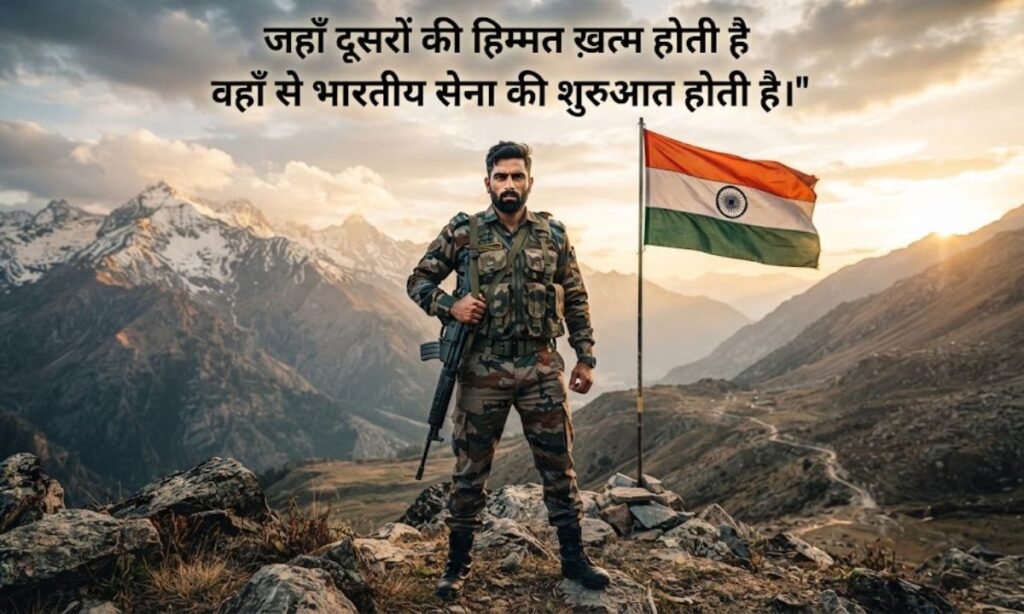 Indian Army Attitude Shayari in Hindi