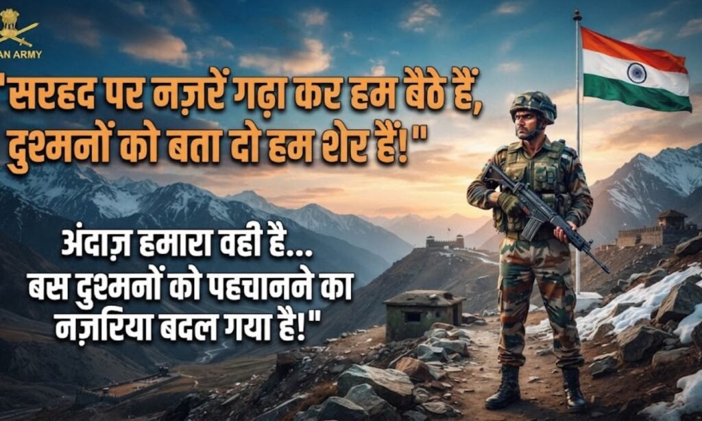Indian Army Attitude Shayari to Pakistanio Ke Liye 