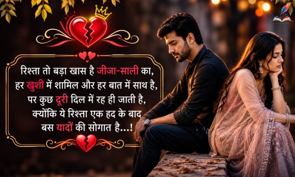 Jija Sali Sad Shayari in Hindi