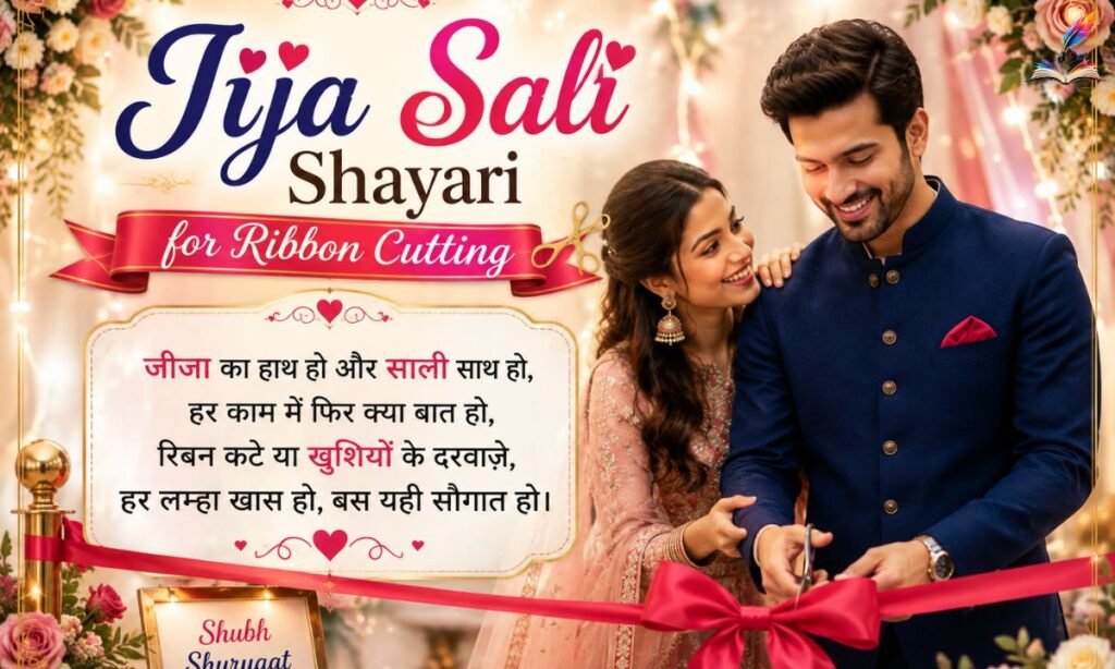 Jija Sali Shayari for Ribbon Cutting