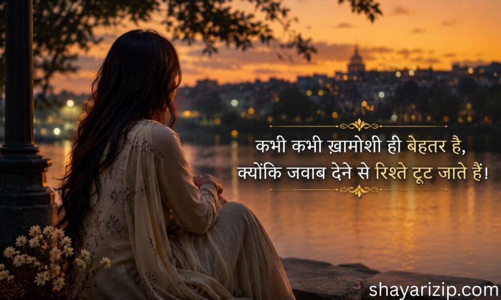 Khamoshi Shayari