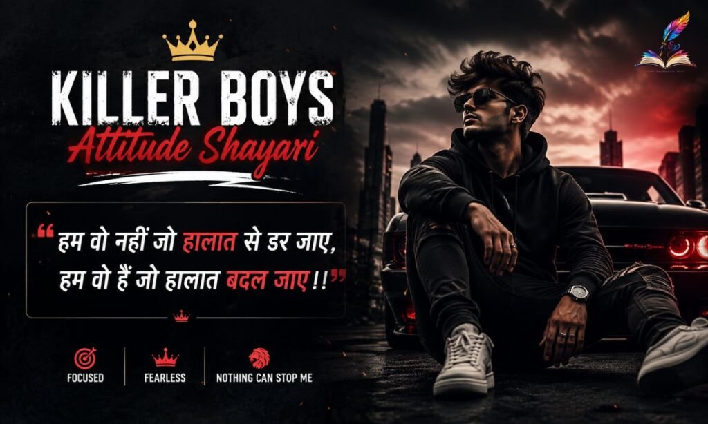 Killer Boys Attitude Shayari