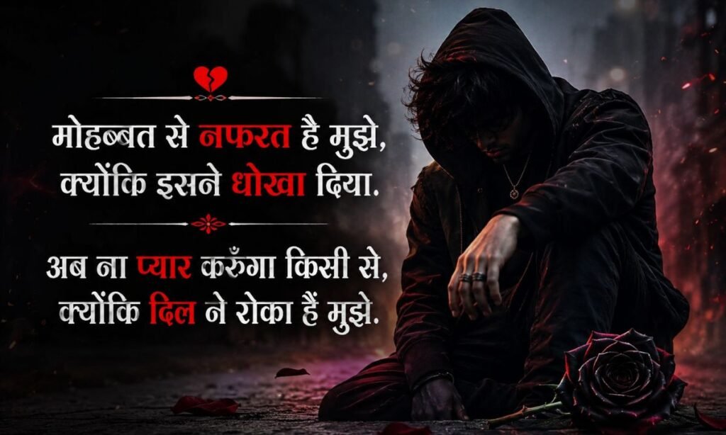 Killer attitude hate love shayari