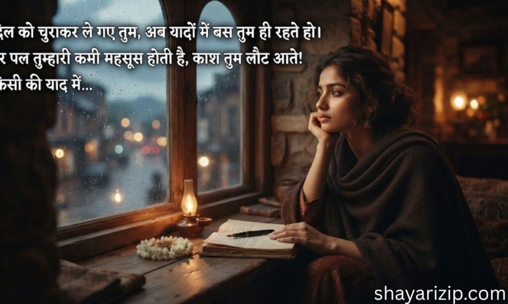 Kisi Ki Yaad Me Shayari in Hindi