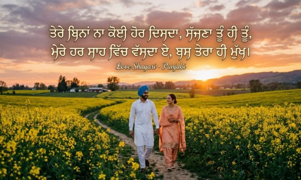Love Feeling Shayari in Punjabi