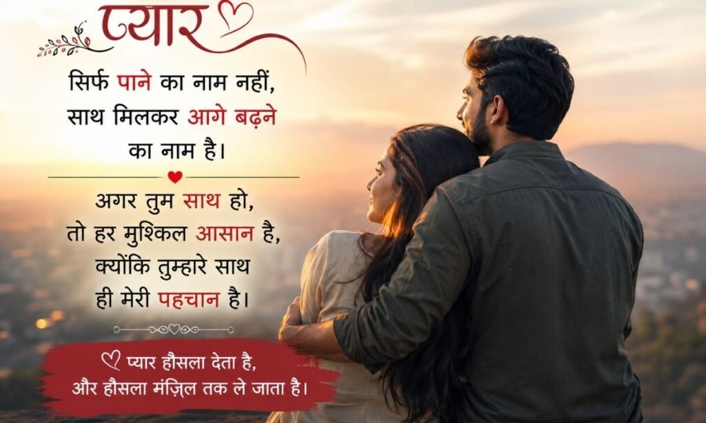Love Motivational Shayari in Hindi