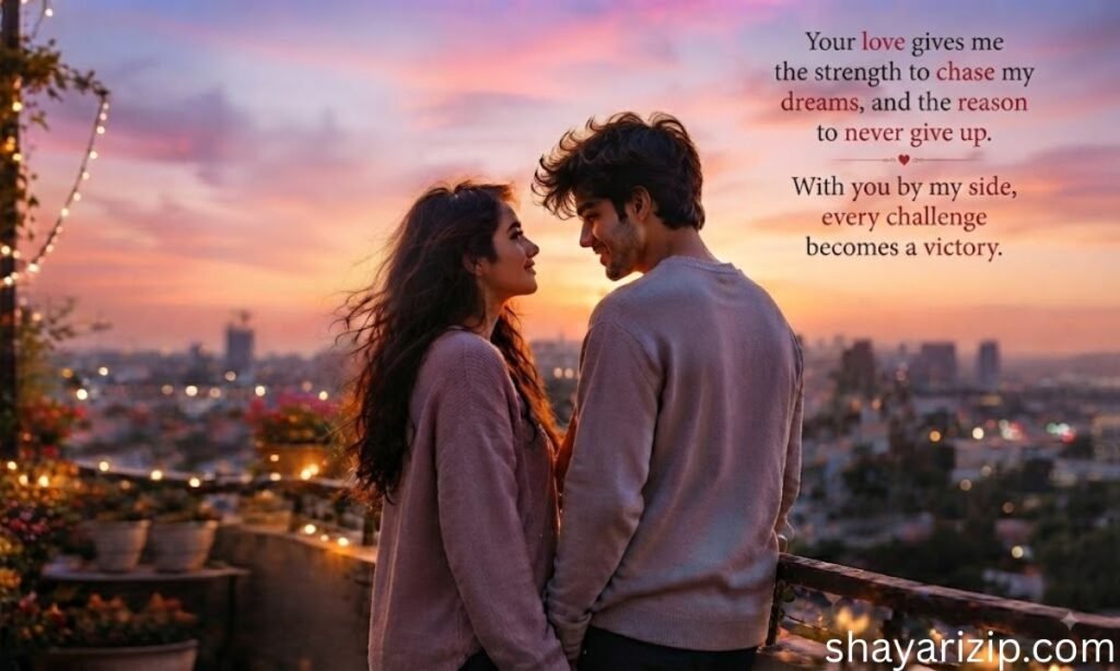 Love motivational shayari in English