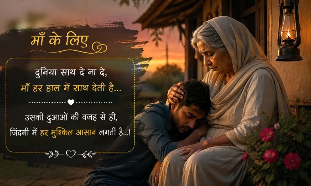 Maa Ke Liye Sad Shayari