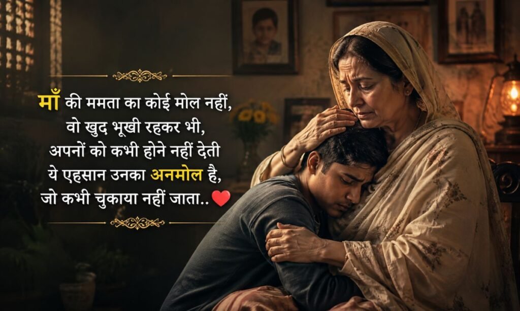 Maa Sad Shayari in Hindi 