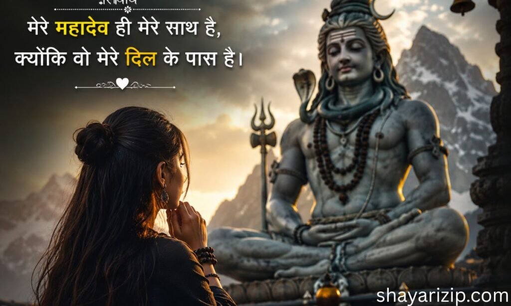 Mahadev Shayari Girl