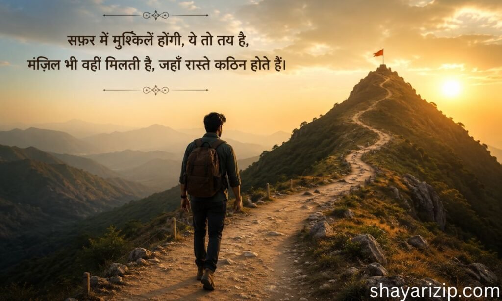 Manzil Safar Shayari┬а