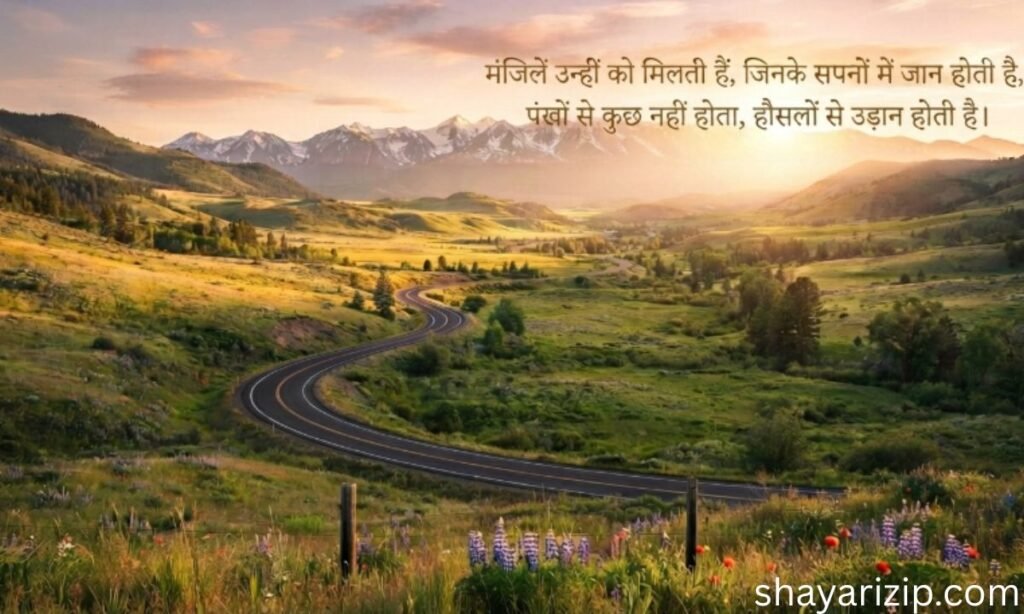 Manzil Safar Shayari┬а