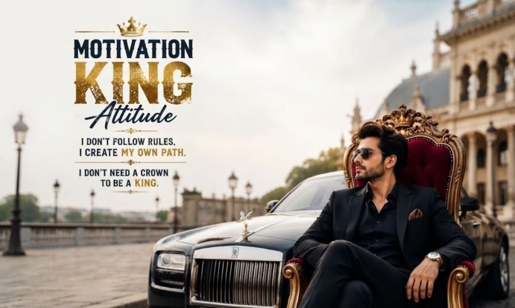 Motivation King Attitude Quotes