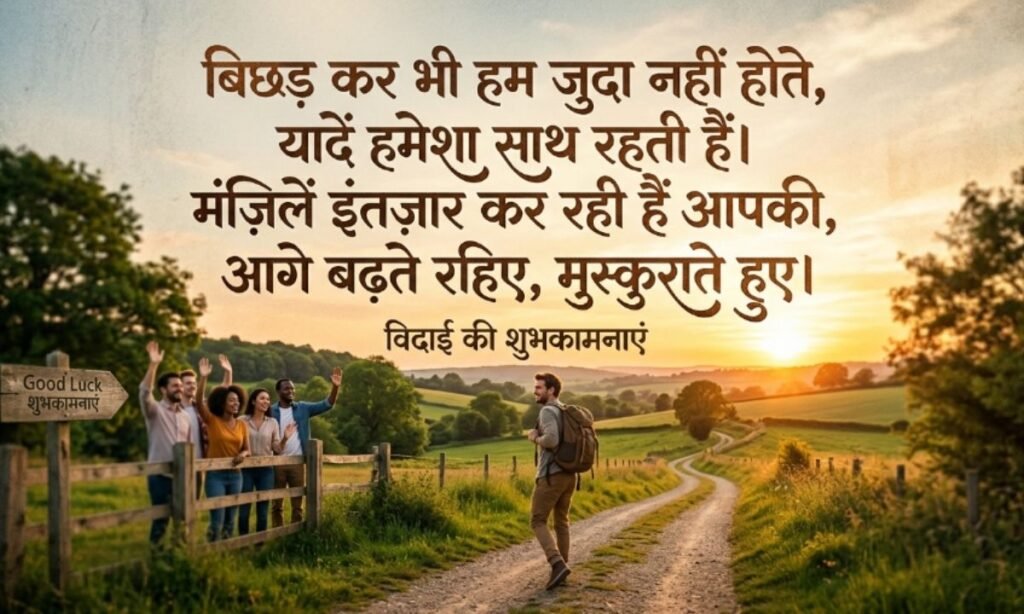 Motivational Farewell Shayari in Hindi