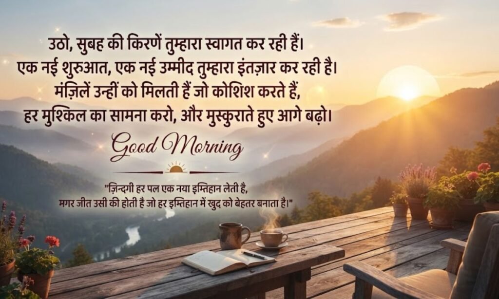 Motivational Good Morning Shayari