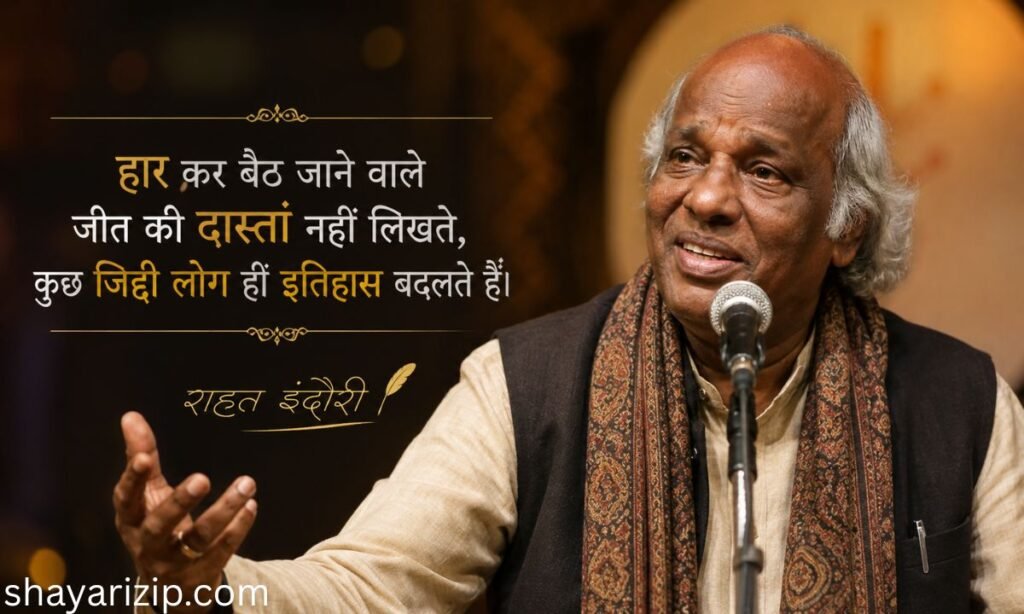 Motivational Rahat Indori Shayari 