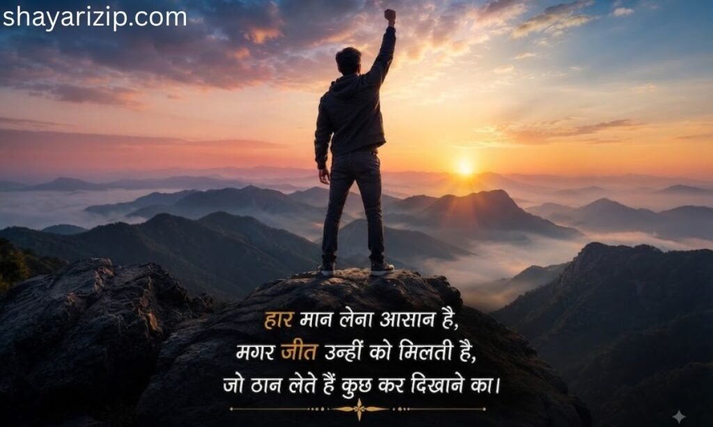 Motivational Shayari in Hindi 2 Line