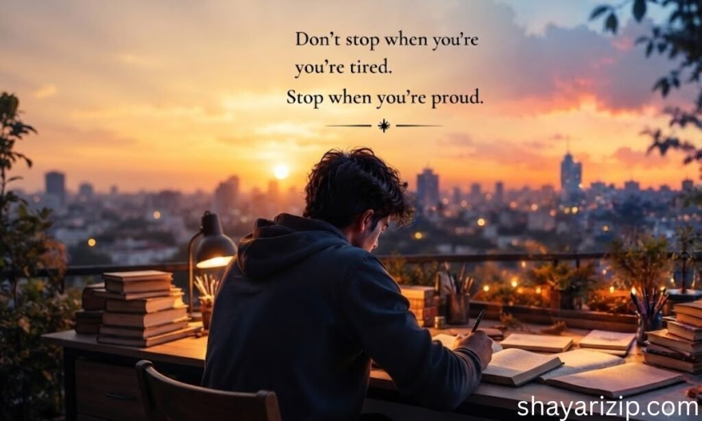 Motivational shayari In English