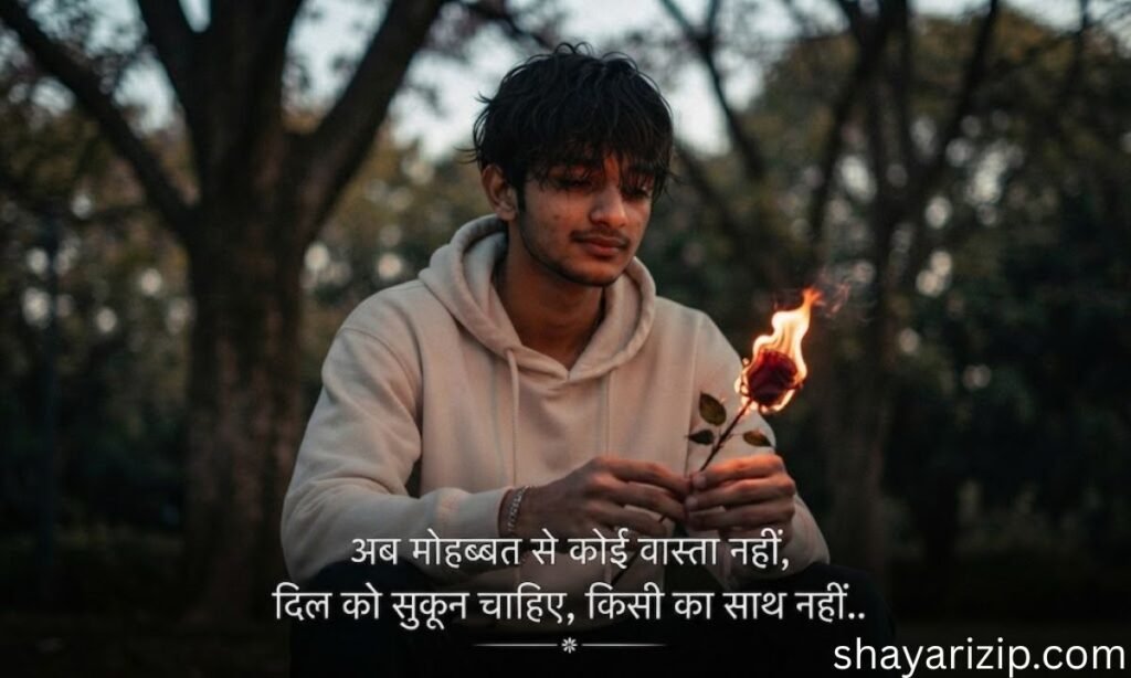 No Love Shayari Attitude Boy