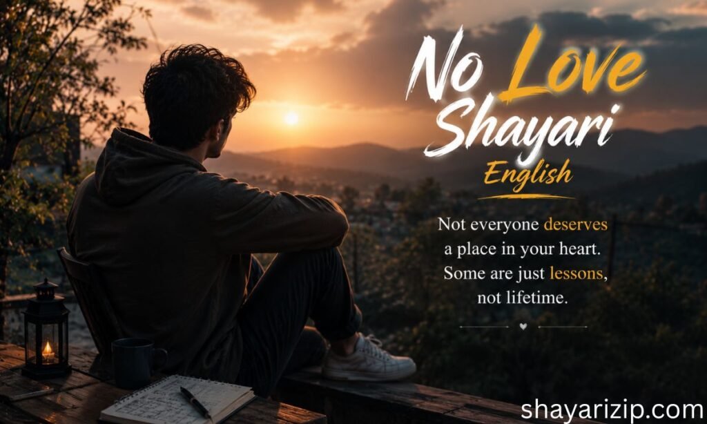 No Love Shayari English 
