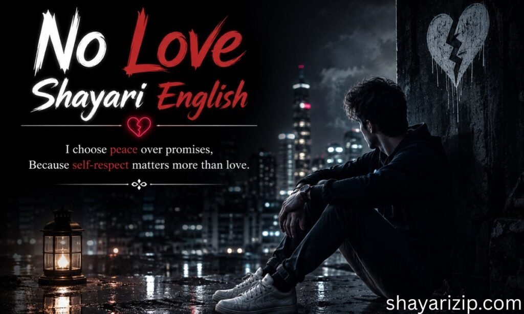No Love Shayari English