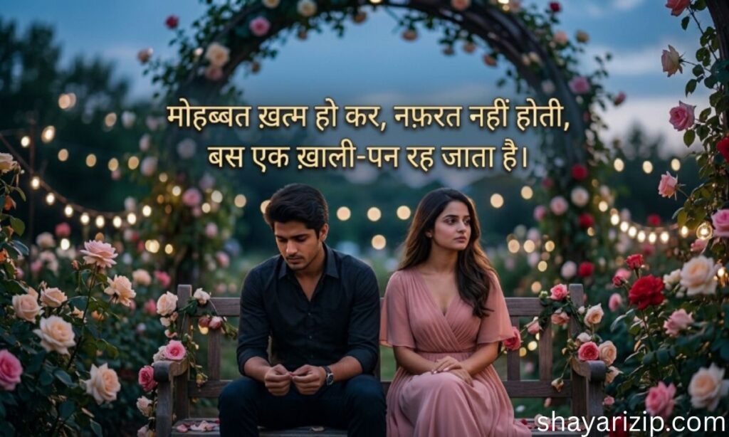 No Love Shayari in Hindi 