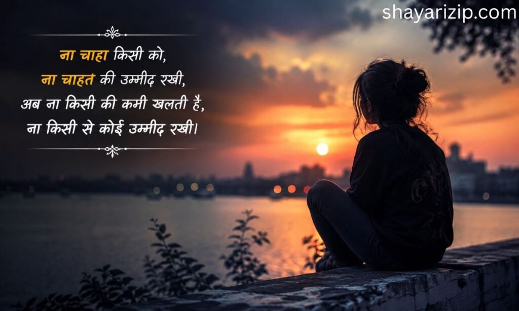 No Love Shayari on Life