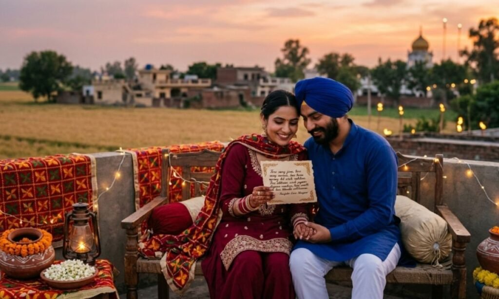 Punjabi love shayari in English