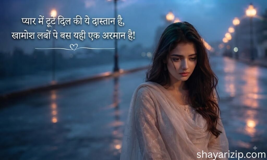 Pyar Me Dil Tutne Wali Shayari 
