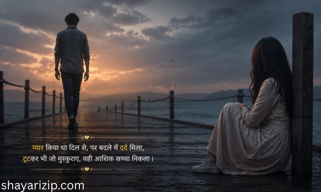 Pyar Me Dil Tutne Wali Shayari In Hind 