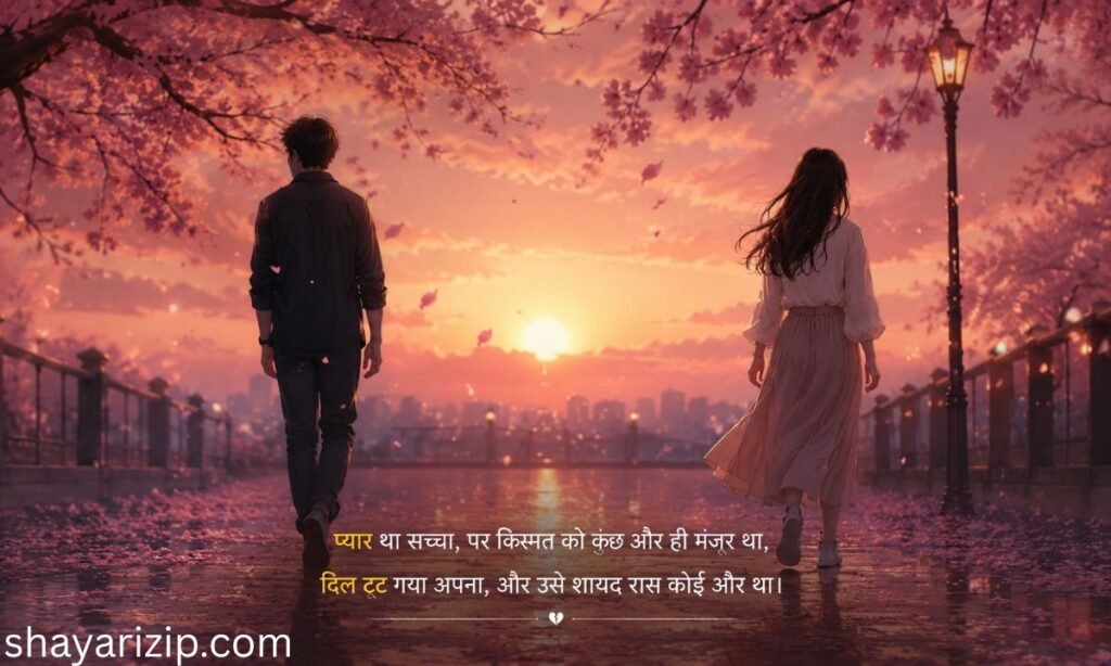 Pyar Me Dil Tutne Wali Shayari In Hind
