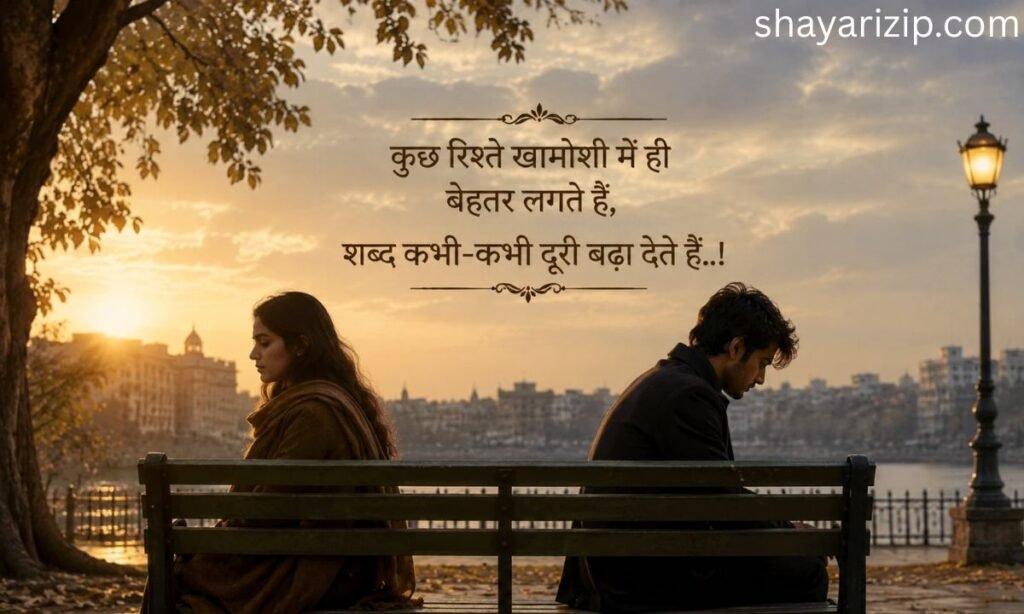 Rishte Khamoshi Shayari