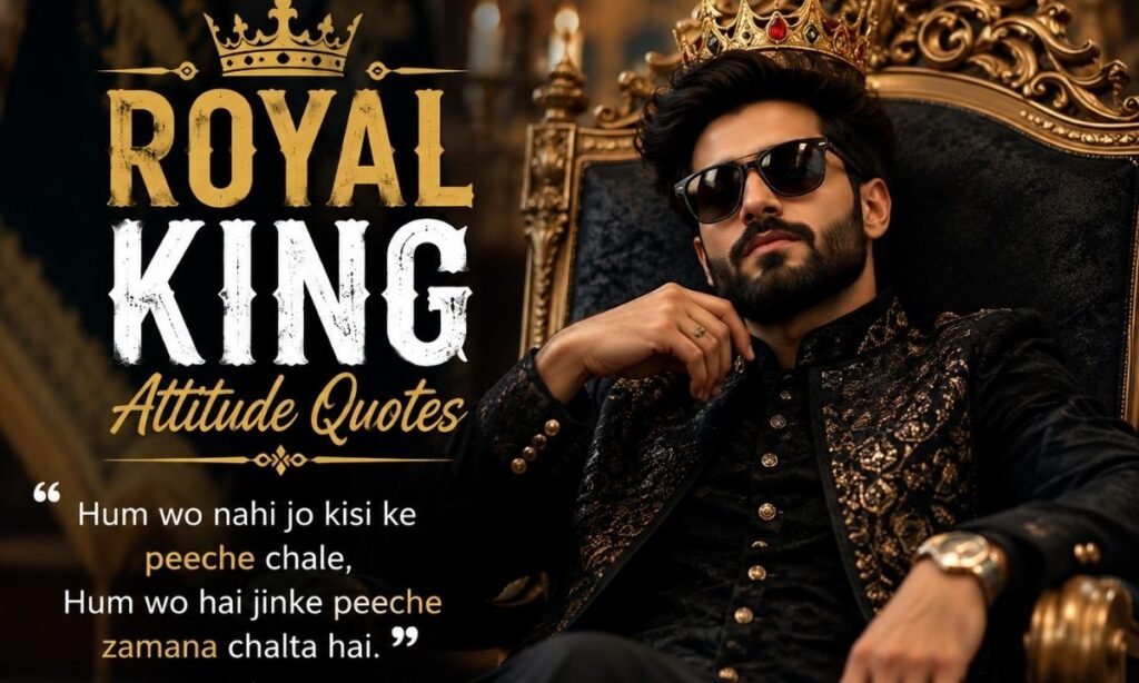 Royal King Attitude Quotes