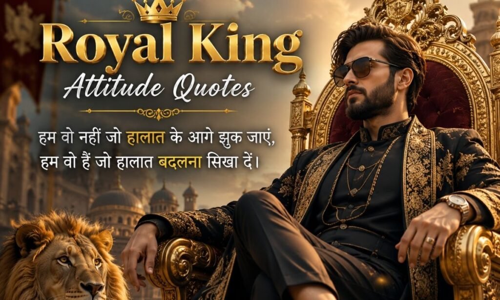 Royal King Attitude Quotes