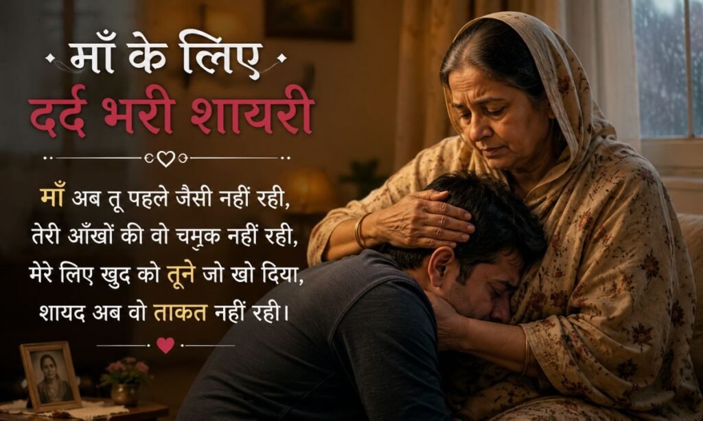 Sad Shayari Maa Ke Liye