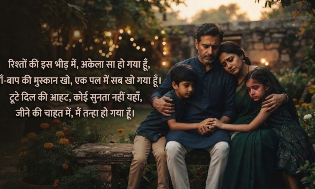 Sad Shayari for Family