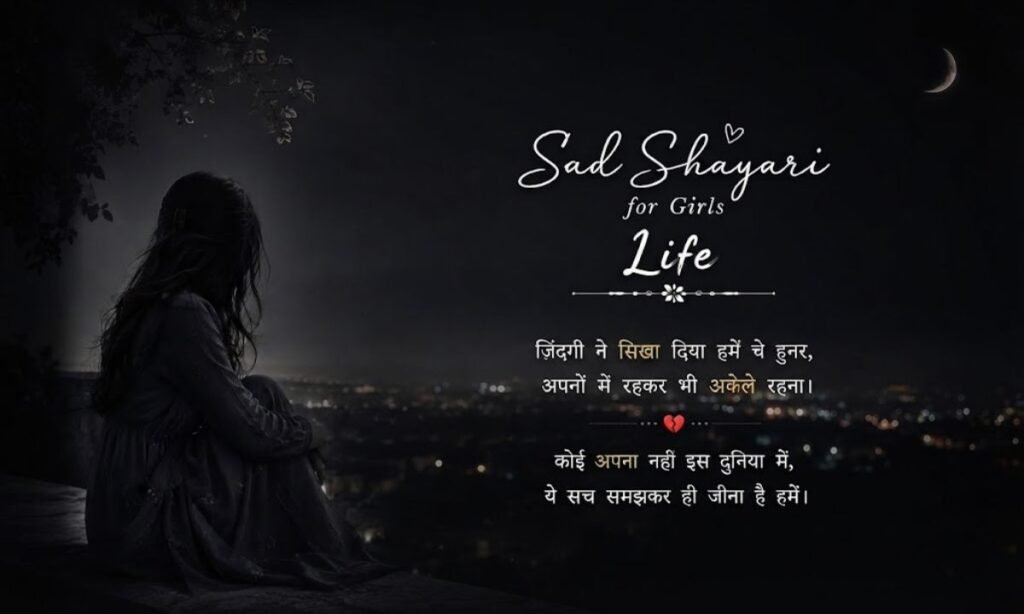 Sad Shayari for Girls Life
