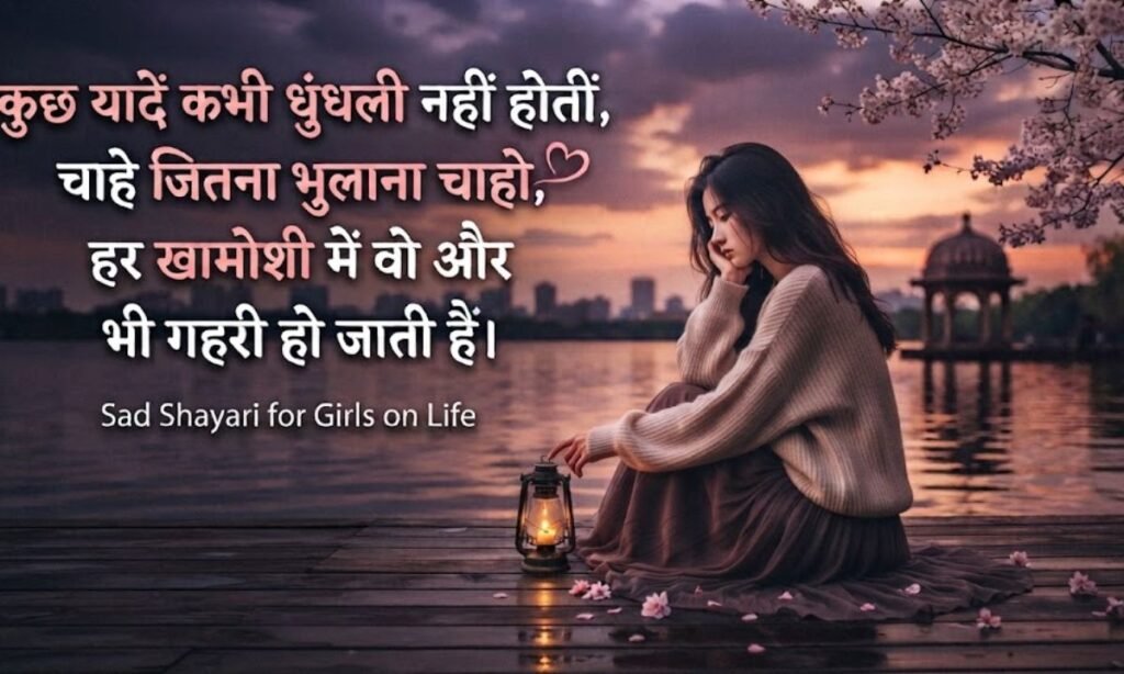 Sad Shayari for Girls on Life
