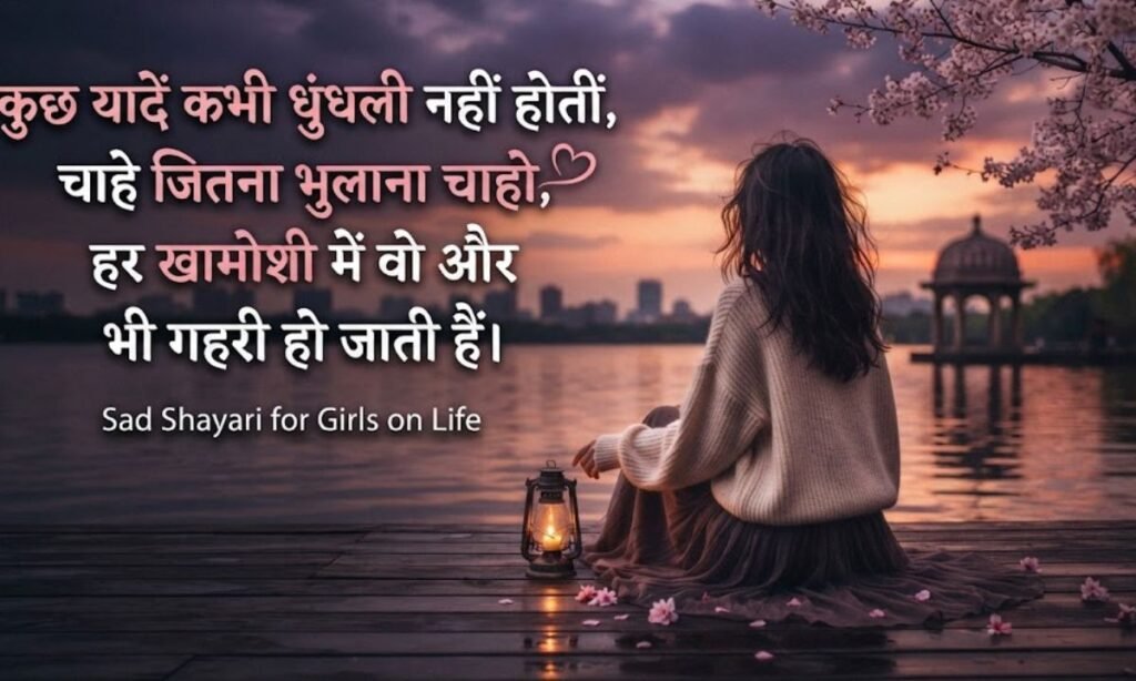 Sad Shayari for Girls on Life
