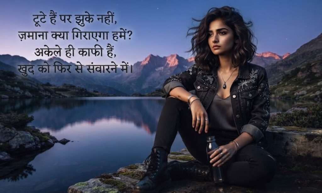 Sad shayari for girls attitude